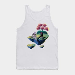 Beautiful art of floating land Tank Top